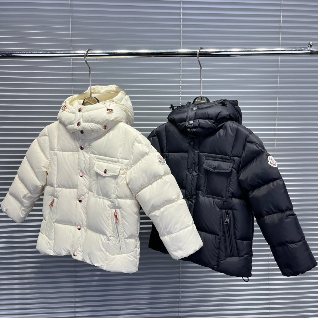 Moncler Detachable Hood Puffer Jacket – 25 Collection – Kids Collection