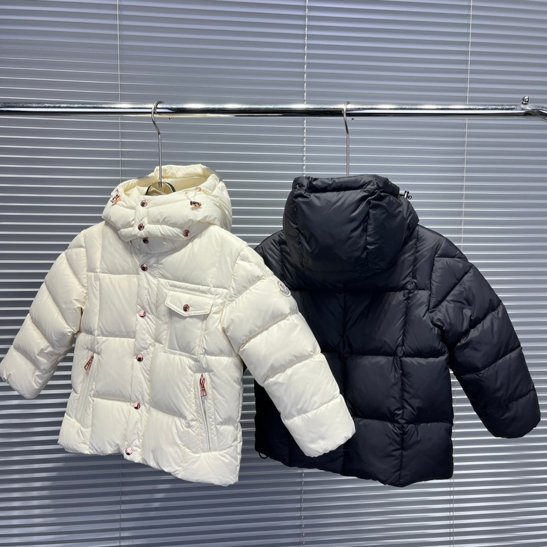 Moncler Detachable Hood Puffer Jacket – 25 Collection – Kids Collection