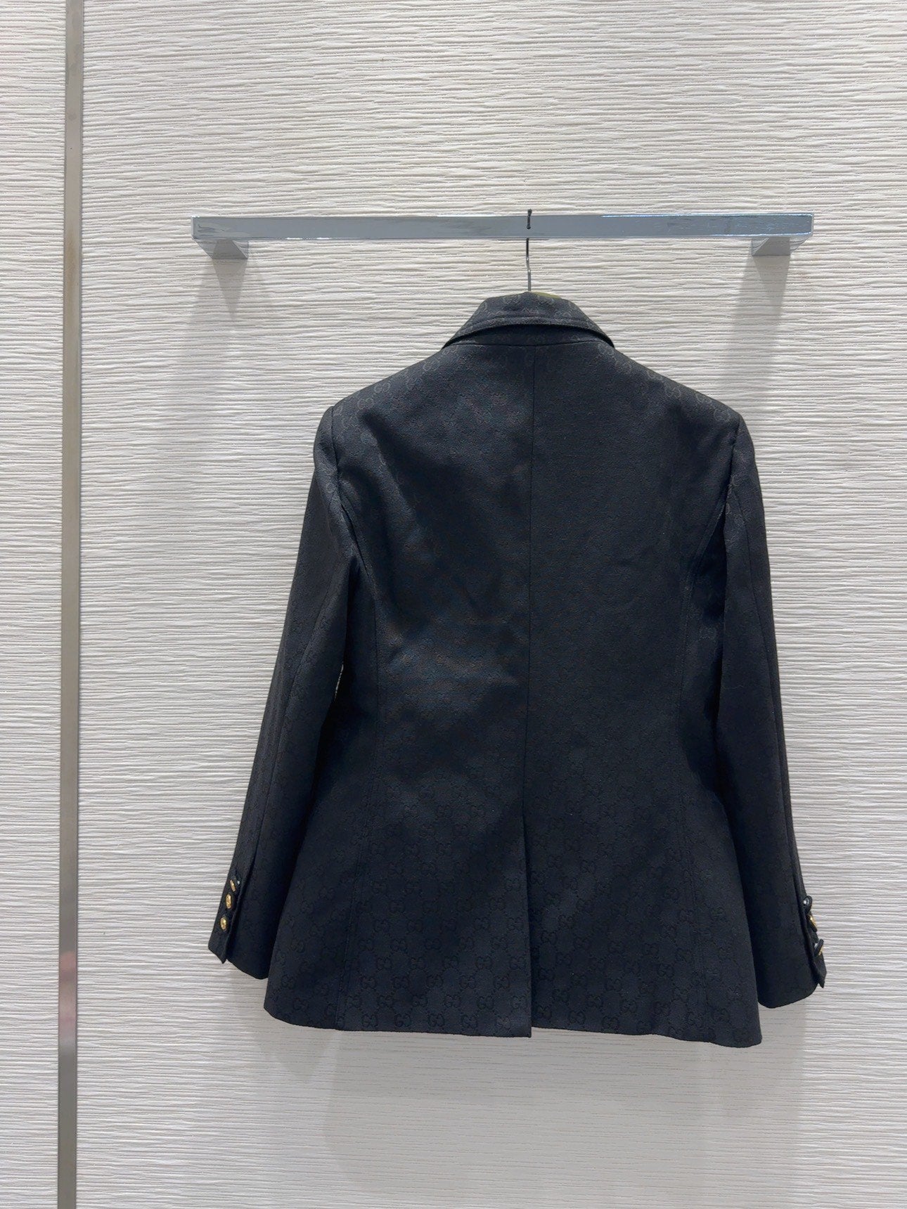 Gucci Lapel Jacquard Blazer