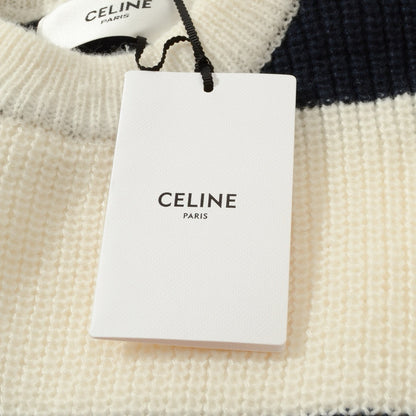 Celine Chunky Striped Jacquard Crewneck Sweater – 24SS