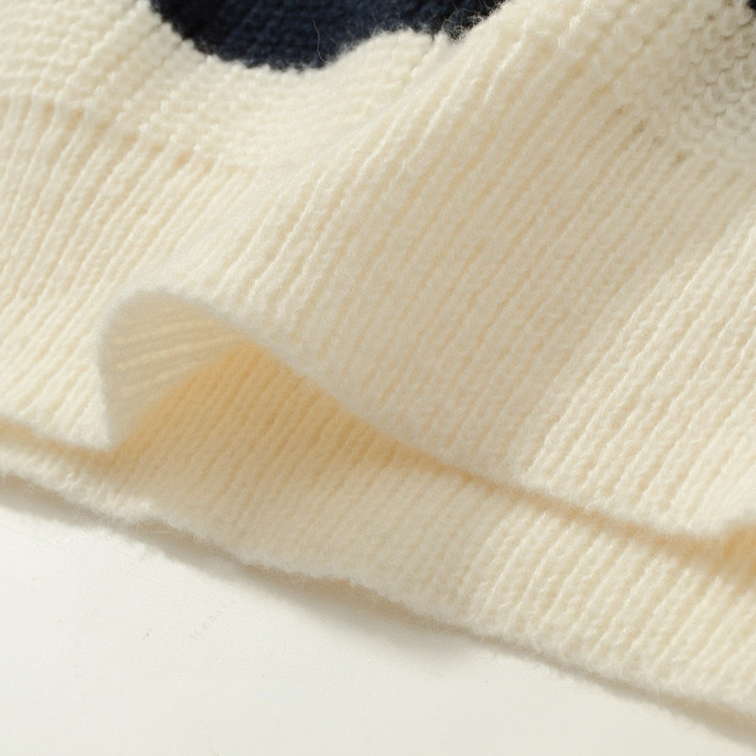 Celine Chunky Striped Jacquard Crewneck Sweater – 24SS