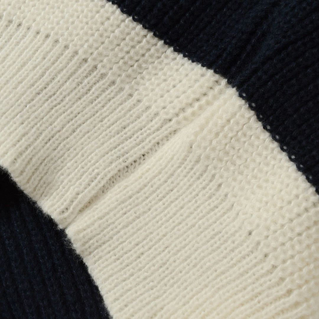 Celine Chunky Striped Jacquard Crewneck Sweater – 24SS