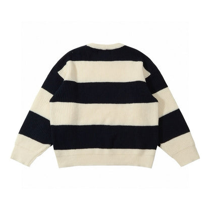 Celine Chunky Striped Jacquard Crewneck Sweater – 24SS