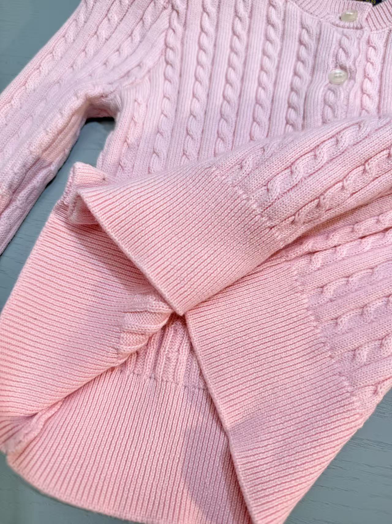 Ralph Lauren Kids Classic Striped Knit Cardigan – 2025SS