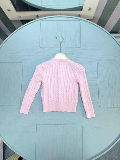 Ralph Lauren Kids Classic Striped Knit Cardigan – 2025SS