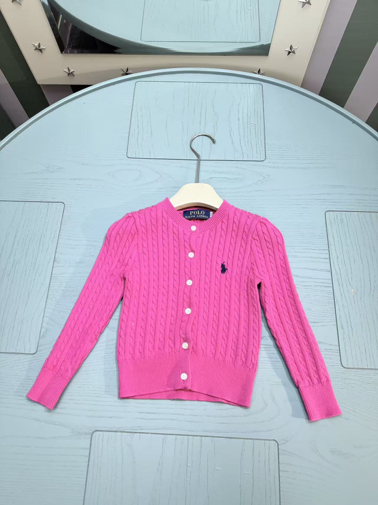 Ralph Lauren Kids Classic Striped Knit Cardigan – 2025SS