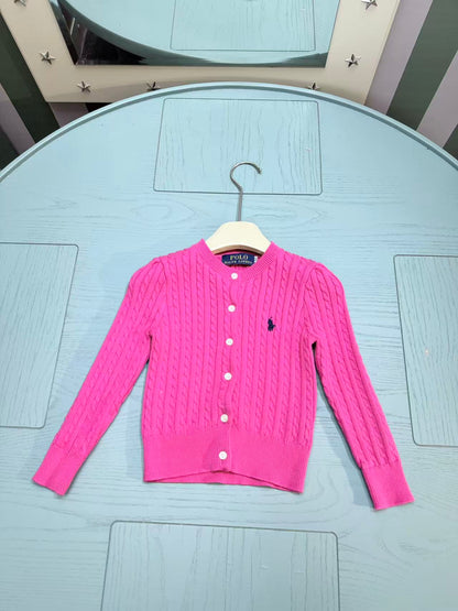 Ralph Lauren Kids Classic Striped Knit Cardigan – 2025SS