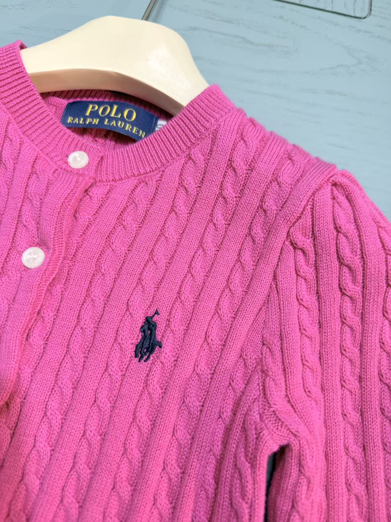 Ralph Lauren Kids Classic Striped Knit Cardigan – 2025SS