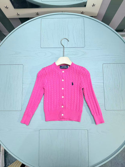 Ralph Lauren Kids Classic Striped Knit Cardigan – 2025SS
