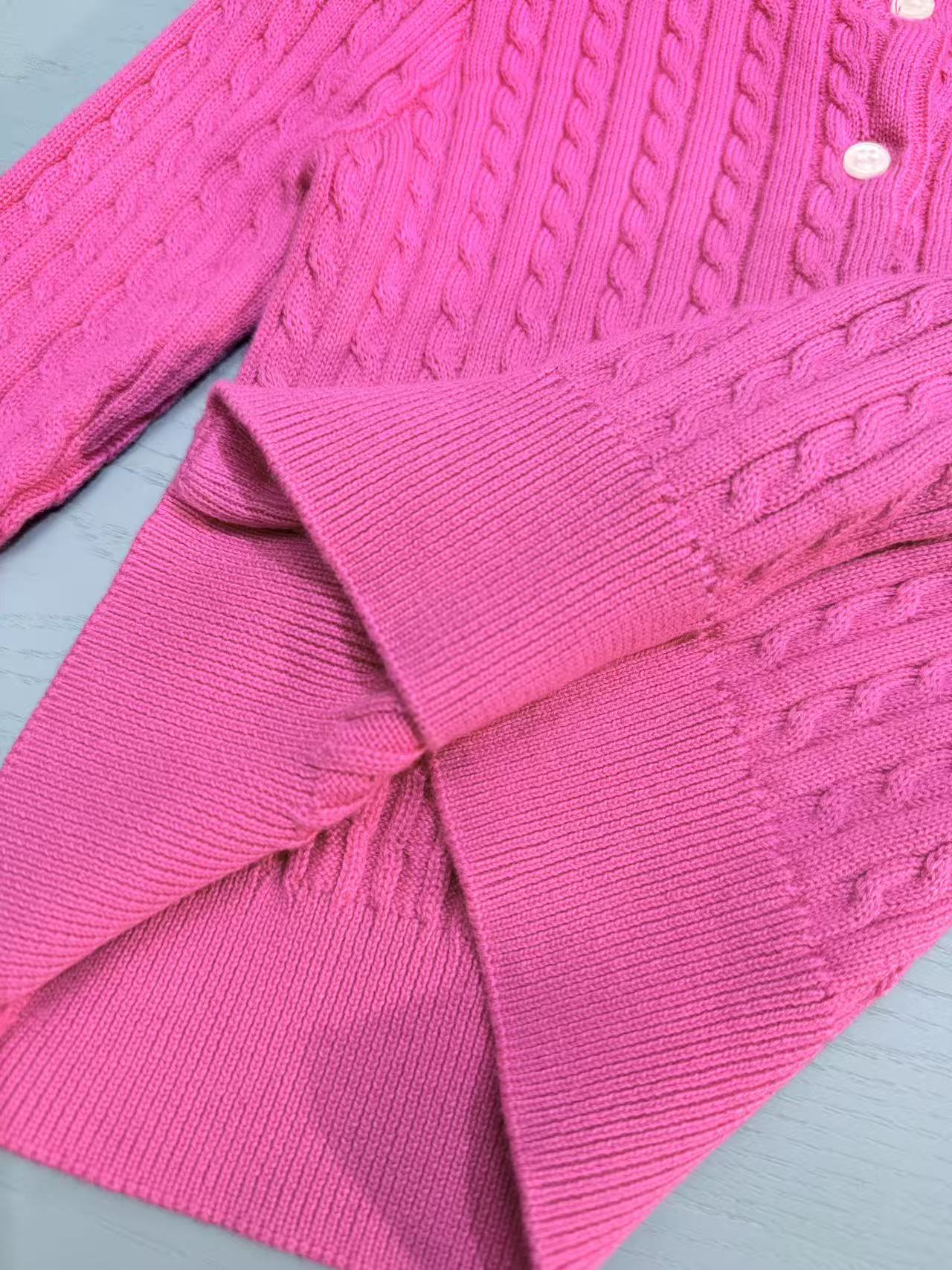 Ralph Lauren Kids Classic Striped Knit Cardigan – 2025SS