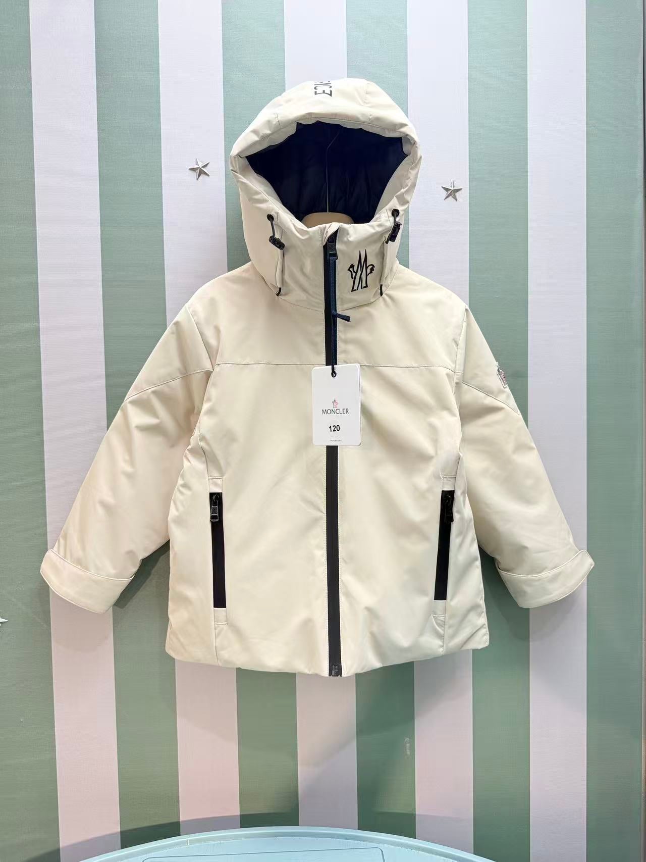 Moncler Kids Detachable Hood Puffer Jacket – 2025FW