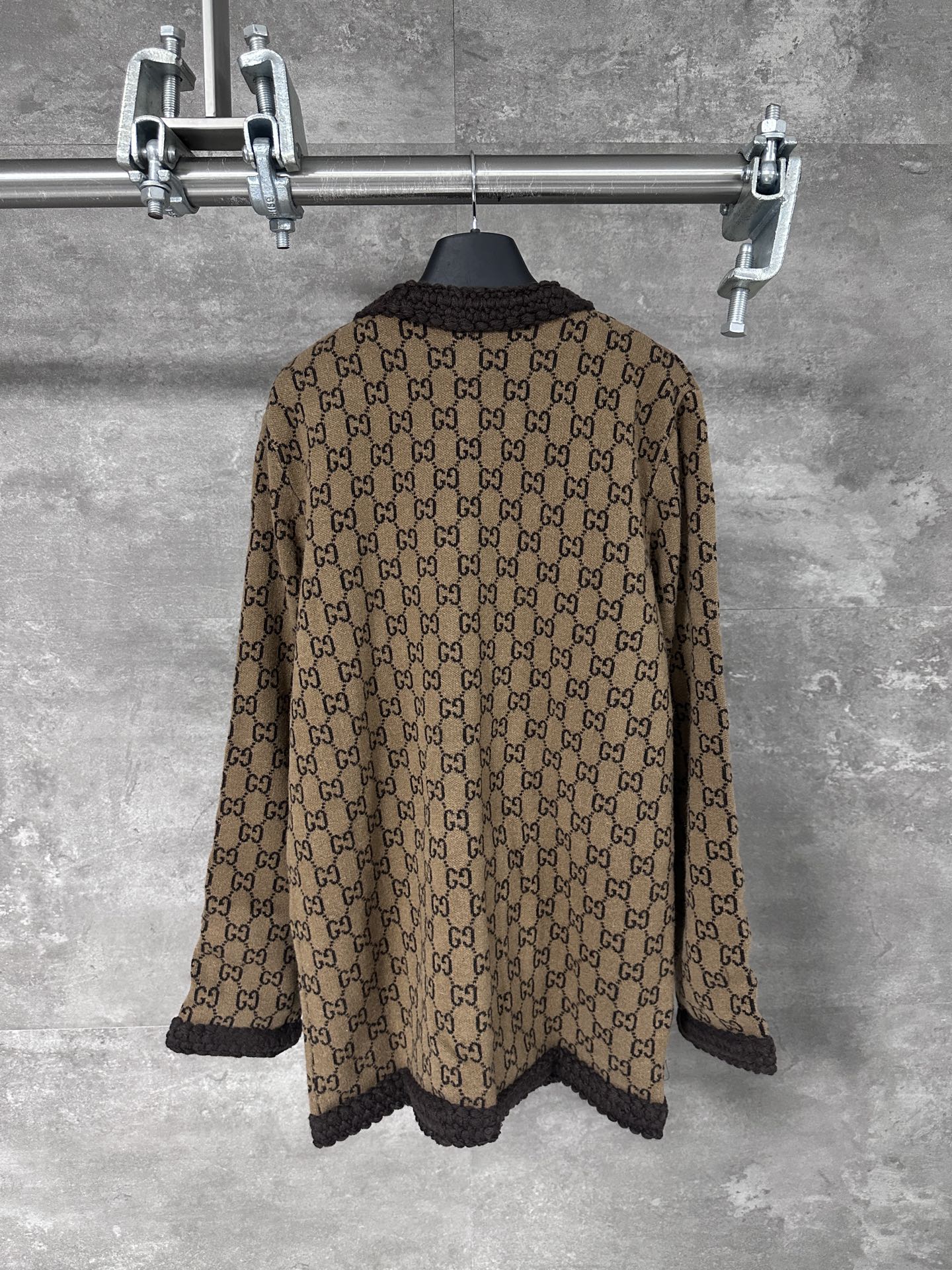 Gucci GG Logo Wool Cardigan – 25SS