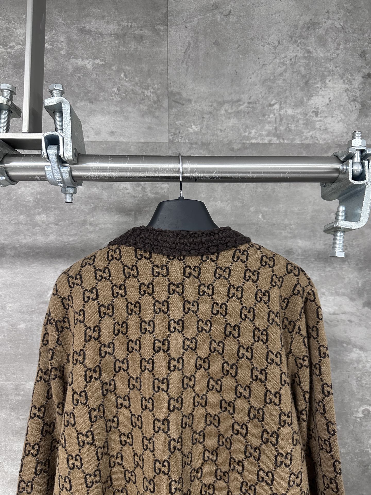 Gucci GG Logo Wool Cardigan – 25SS