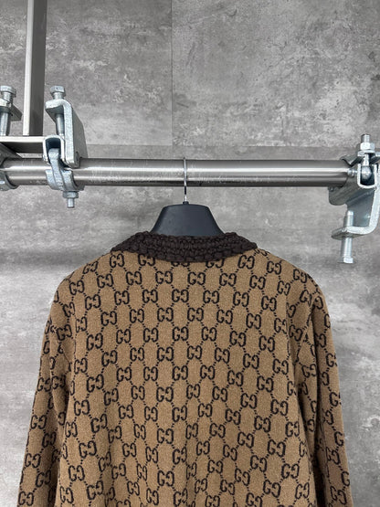 Gucci GG Logo Wool Cardigan – 25SS