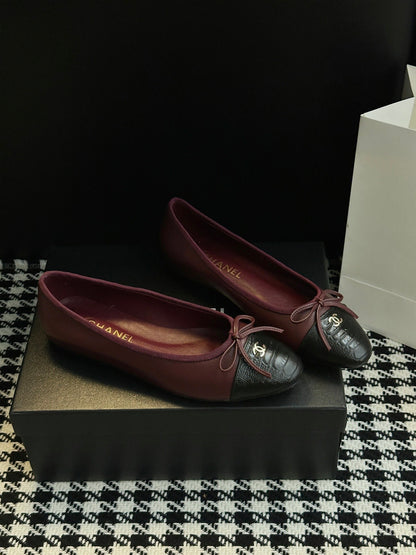 Chanel 25B Bow Mary Jane Flats – 25B Collection