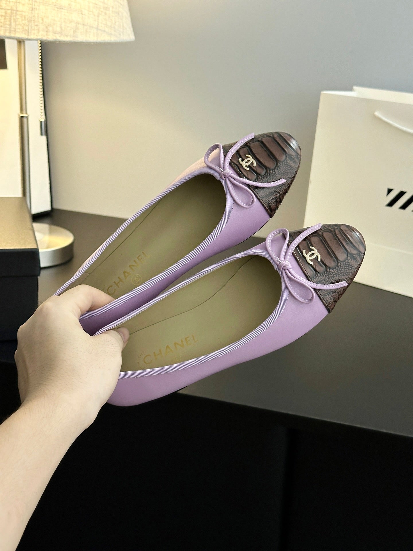 Chanel 25B Bow Mary Jane Flats – 25B Collection