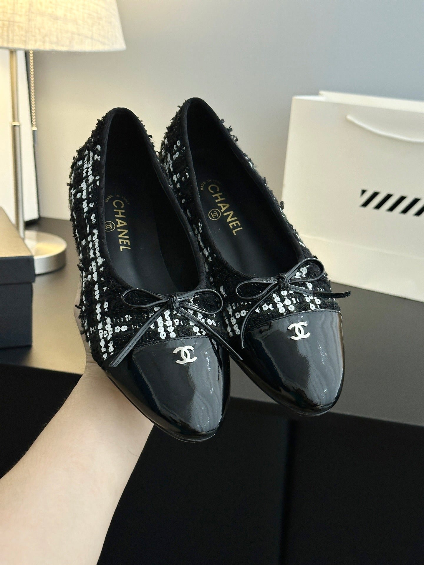 Chanel 25B Bow Mary Jane Flats – 25B Collection