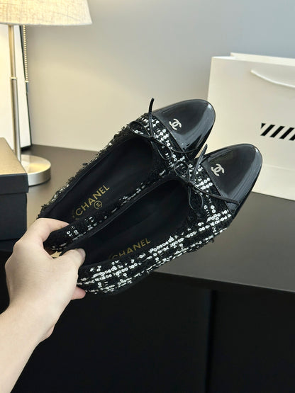 Chanel 25B Bow Mary Jane Flats – 25B Collection