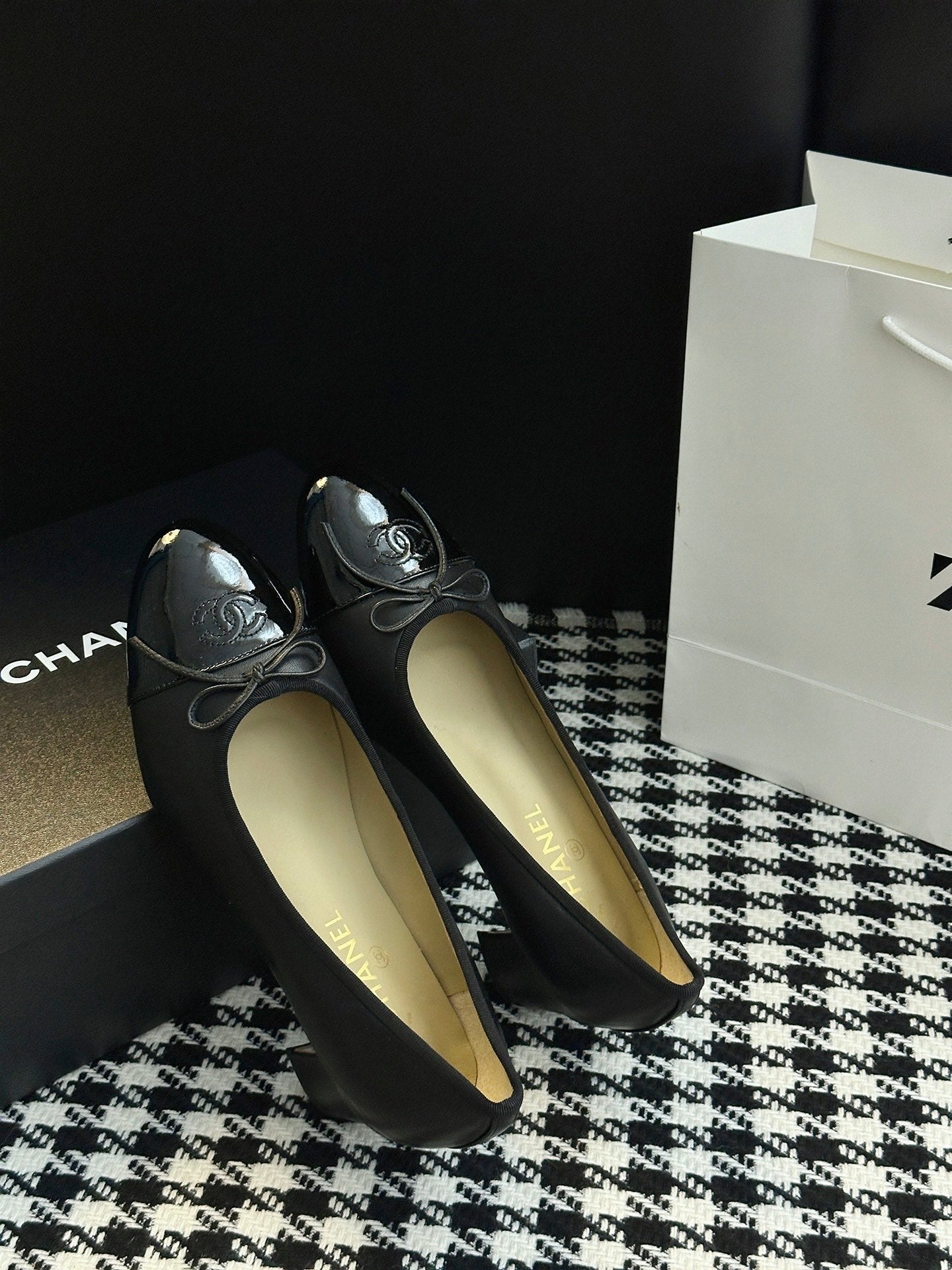 Chanel 25B Bow Mary Jane Shoes