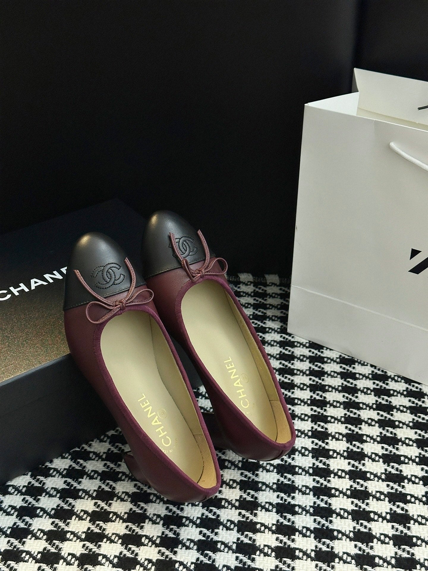 Chanel 25B Bow Mary Jane Shoes