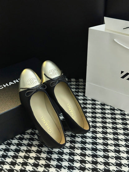 Chanel 25B Bow Mary Jane Shoes