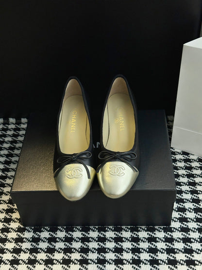 Chanel 25B Bow Mary Jane Shoes