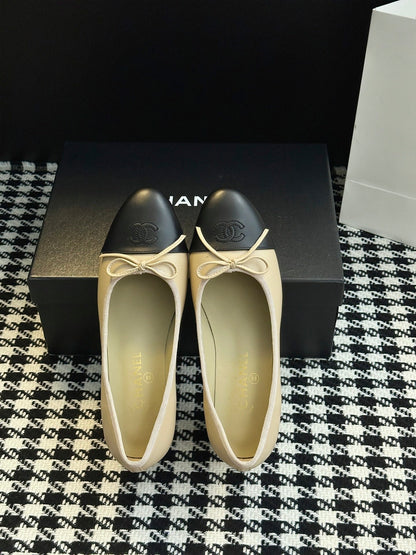 Chanel 25B Bow Mary Jane Shoes