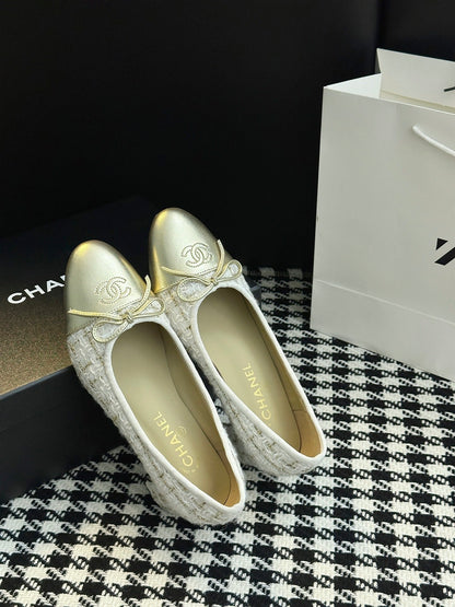 Chanel 25B Bow Mary Jane Shoes