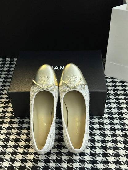 Chanel 25B Bow Mary Jane Shoes