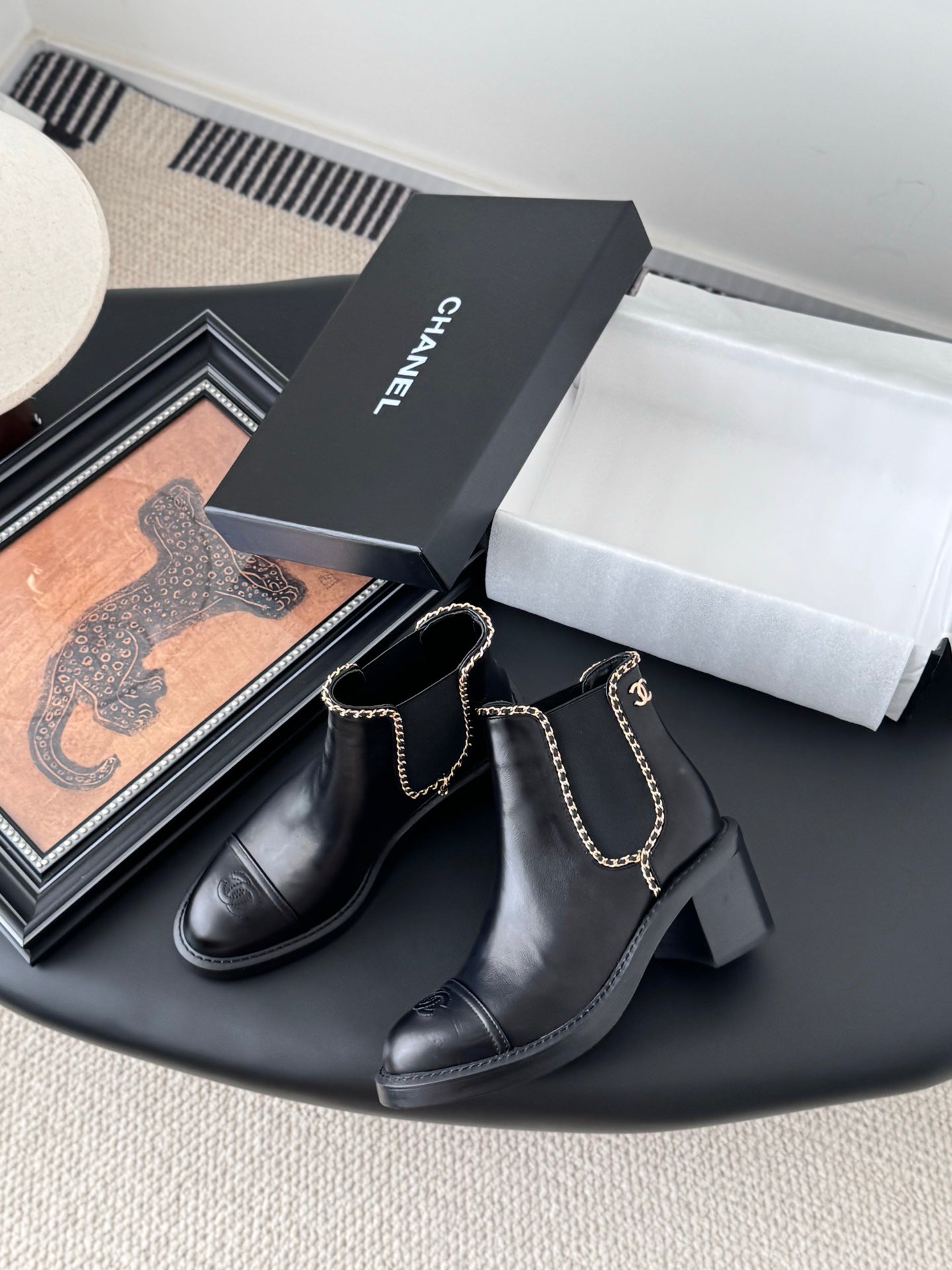 Chanel 25K Chain Knee-High Boots – 25K Collection