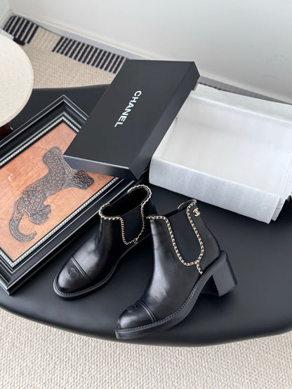 Chanel 25K Chain Knee-High Boots – 25K Collection