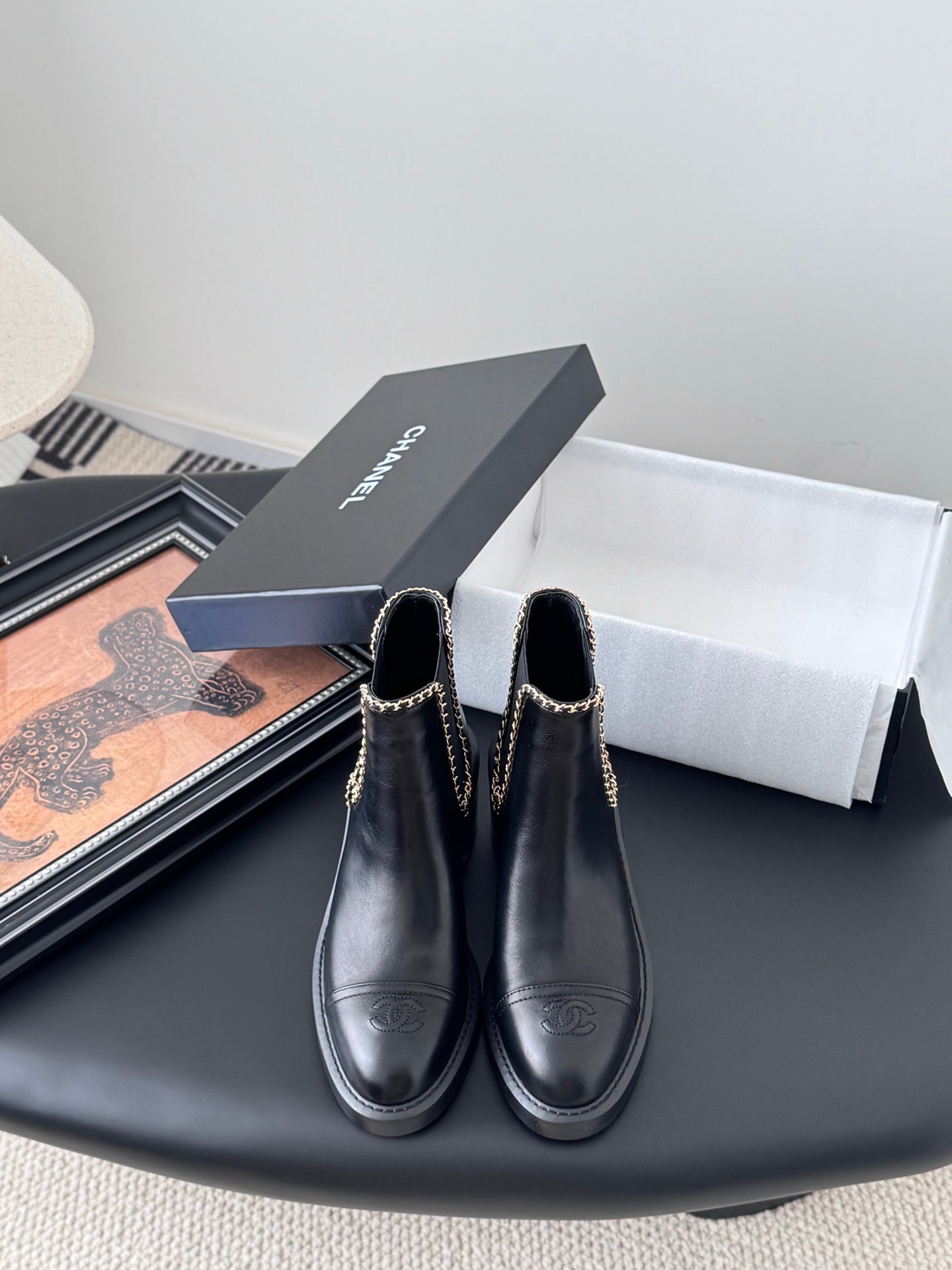 Chanel 25K Chain Knee-High Boots – 25K Collection
