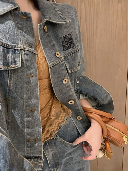 Loewe Vintage Washed Denim Jacket