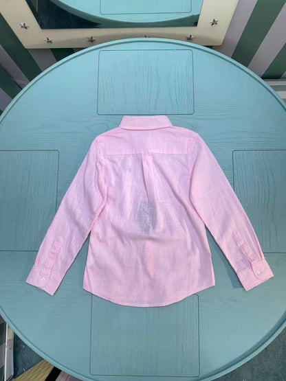 Ralph Lauren Polo Kids Embroidered Shirt – 2025SS – Kids Collection