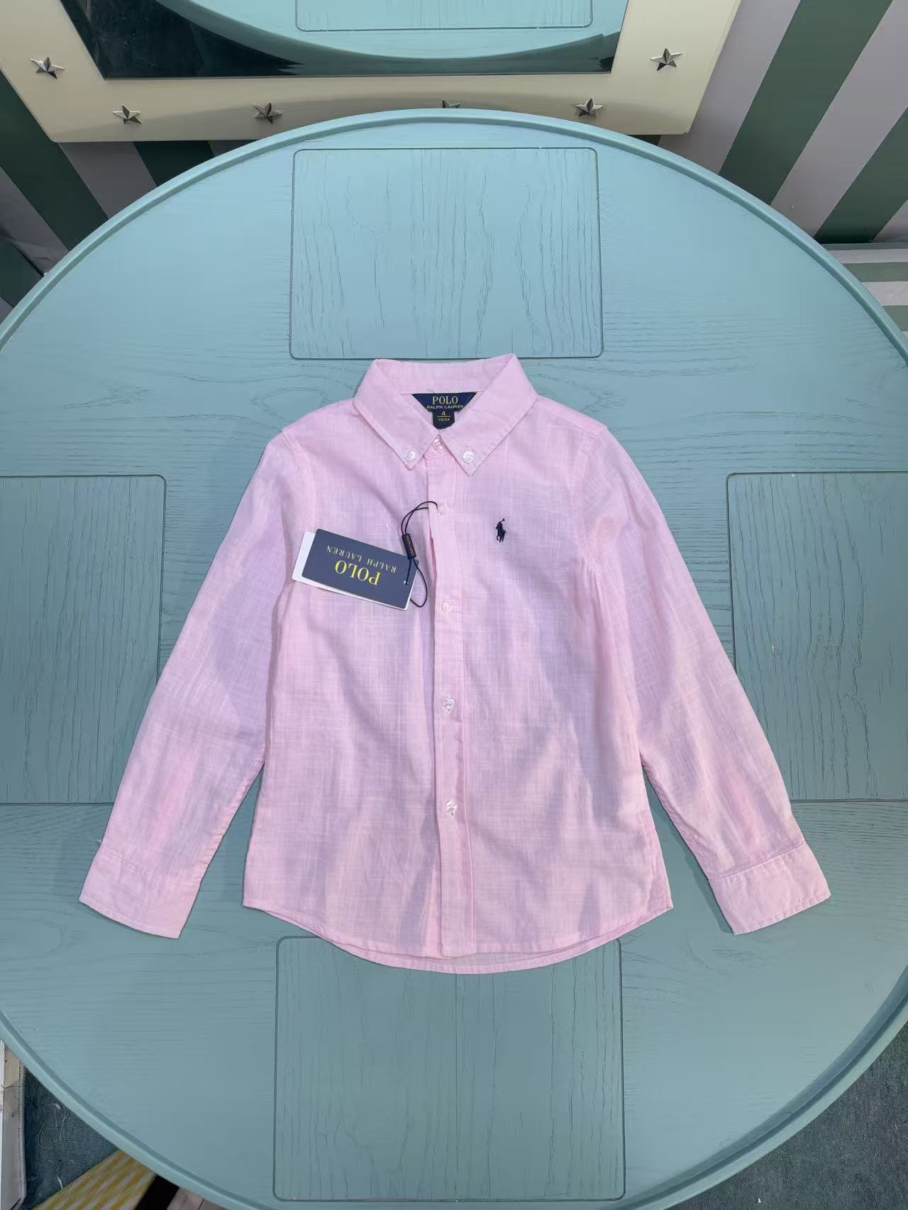 Ralph Lauren Polo Kids Embroidered Shirt – 2025SS – Kids Collection