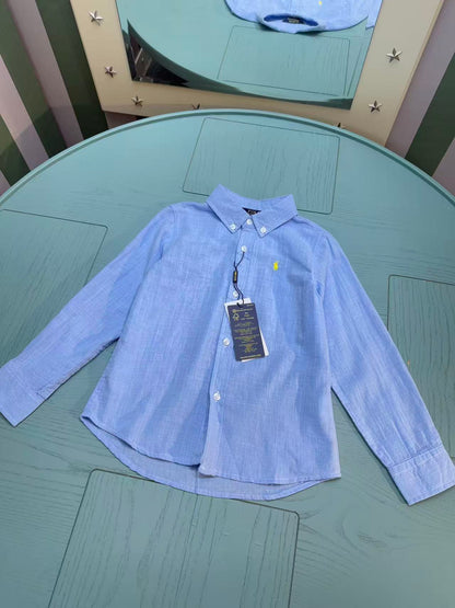 Ralph Lauren Polo Kids Embroidered Shirt – 2025SS – Kids Collection