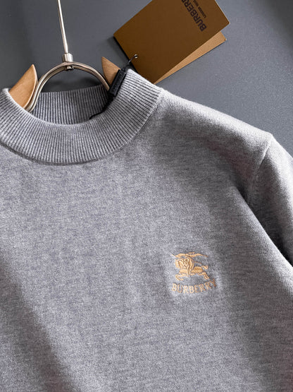 Burberry Half-Zip Wool Blend Sweater