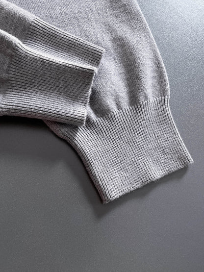 Burberry Half-Zip Wool Blend Sweater