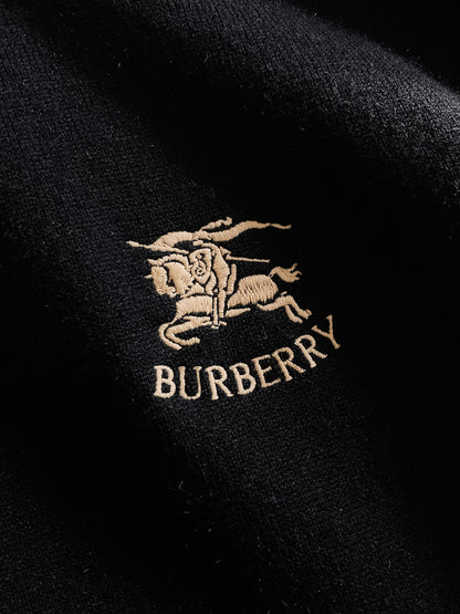 Burberry Half-Zip Wool Blend Sweater