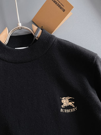 Burberry Half-Zip Wool Blend Sweater