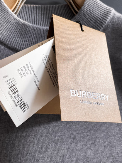Burberry Half-Zip Wool Blend Sweater