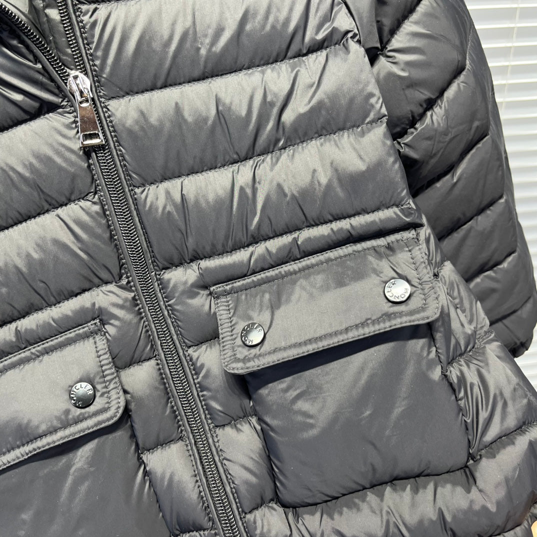 Moncler Kids Short Stand Collar Puffer Jacket – 25FW