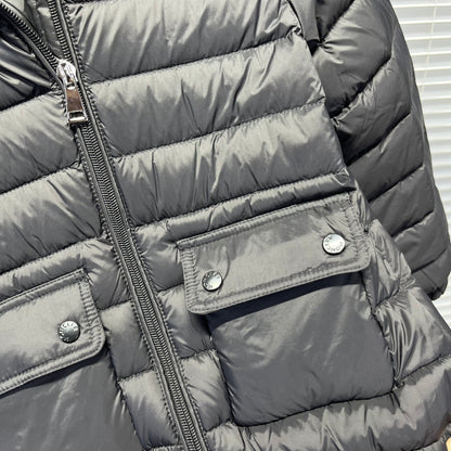 Moncler Kids Short Stand Collar Puffer Jacket – 25FW
