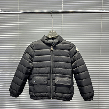 Moncler Kids Short Stand Collar Puffer Jacket – 25FW