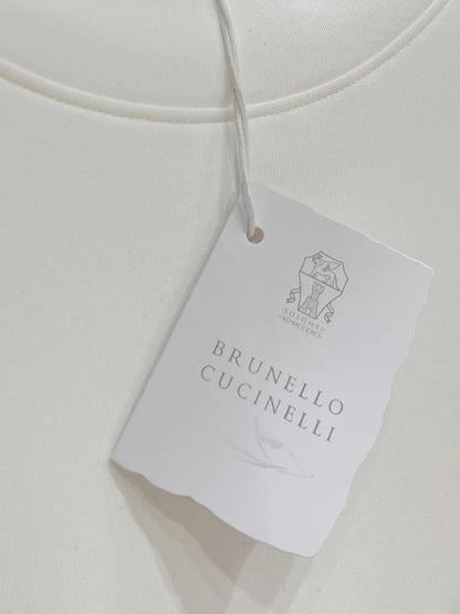 Brunello Cucinelli Men's Logo Embroidered Base Layer Sweater – 2025FW
