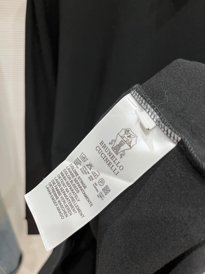 Brunello Cucinelli Men's Logo Embroidered Base Layer Sweater – 2025FW