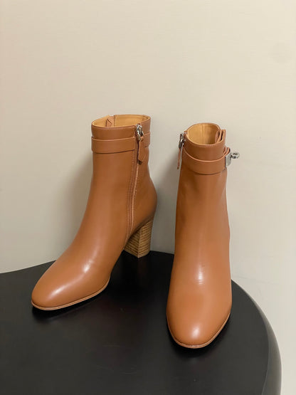 Hermès Saint Germain Kelly Buckle Ankle Boots – 25FW