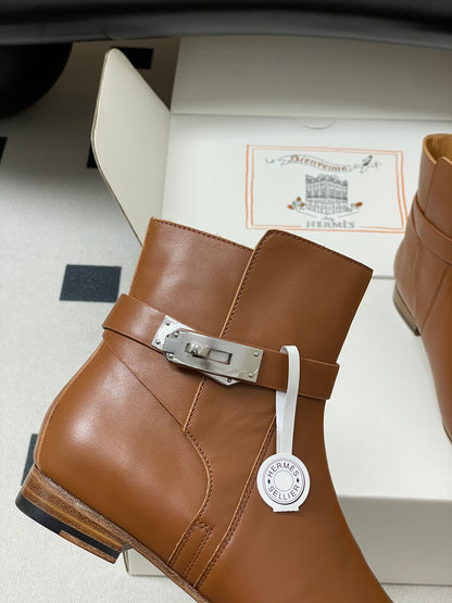 Hermès Neo Kelly Buckle Ankle Boots – 25FW