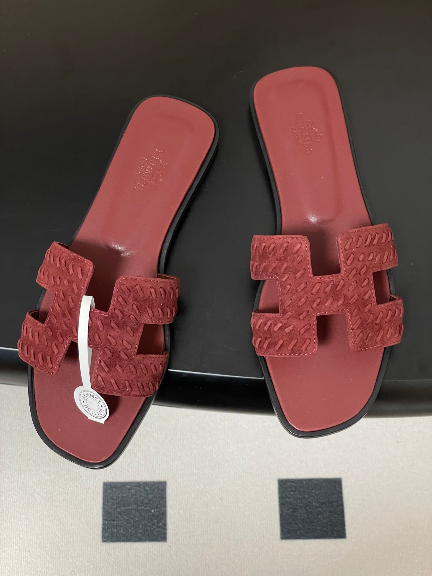 Hermès Oran Woven Suede Sandals – 2025 Collection
