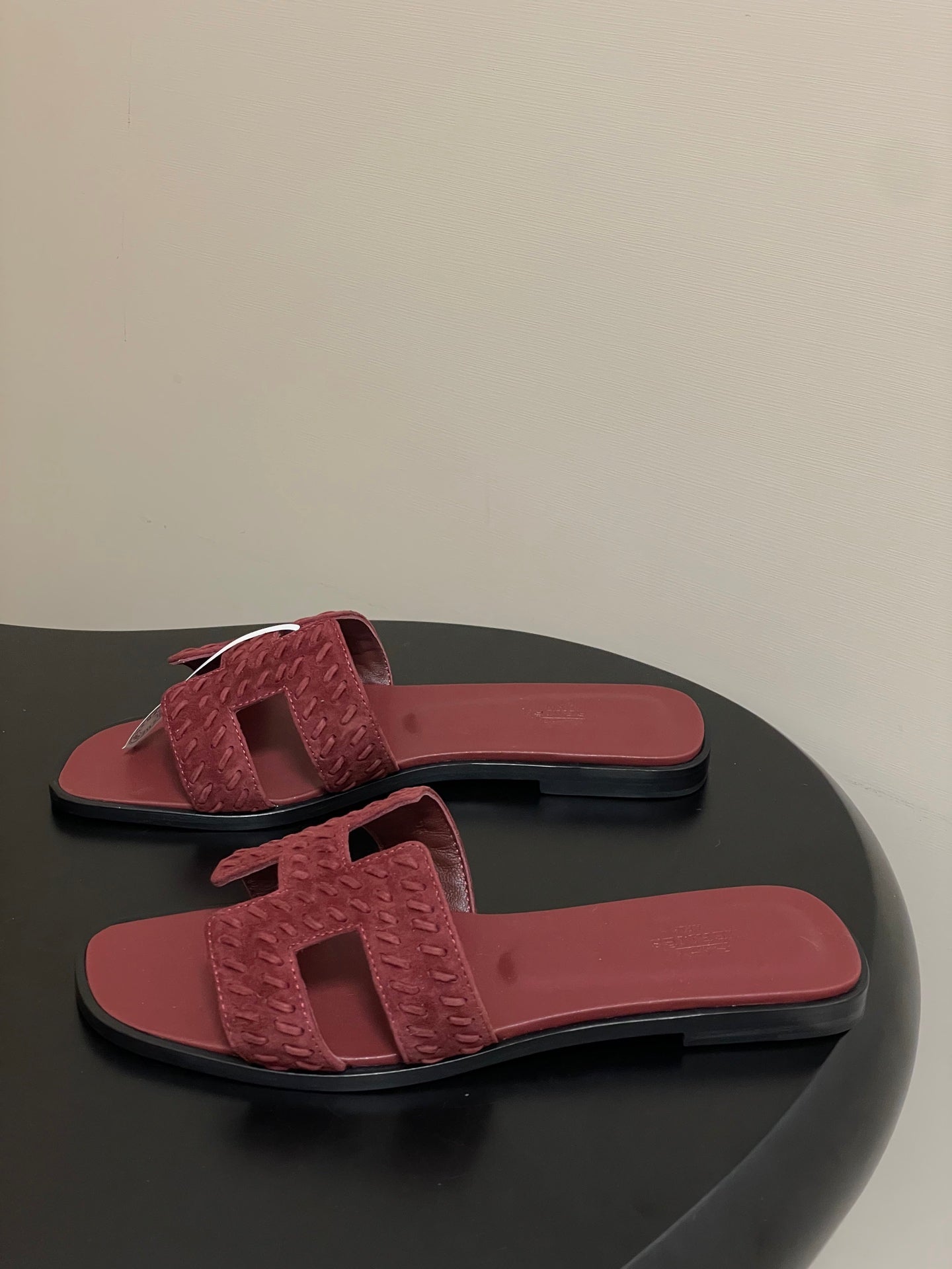 Hermès Oran Woven Suede Sandals – 2025 Collection